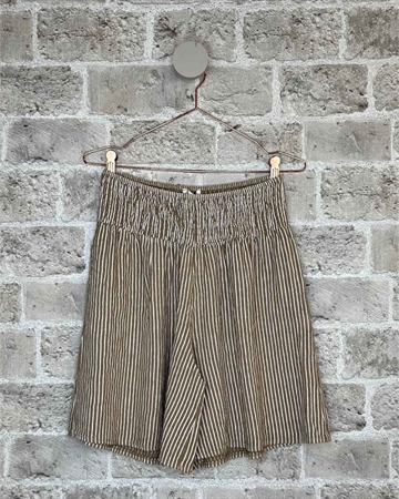 Cabana Living Farao B 3582 ST Latte Stripe Hørshorts